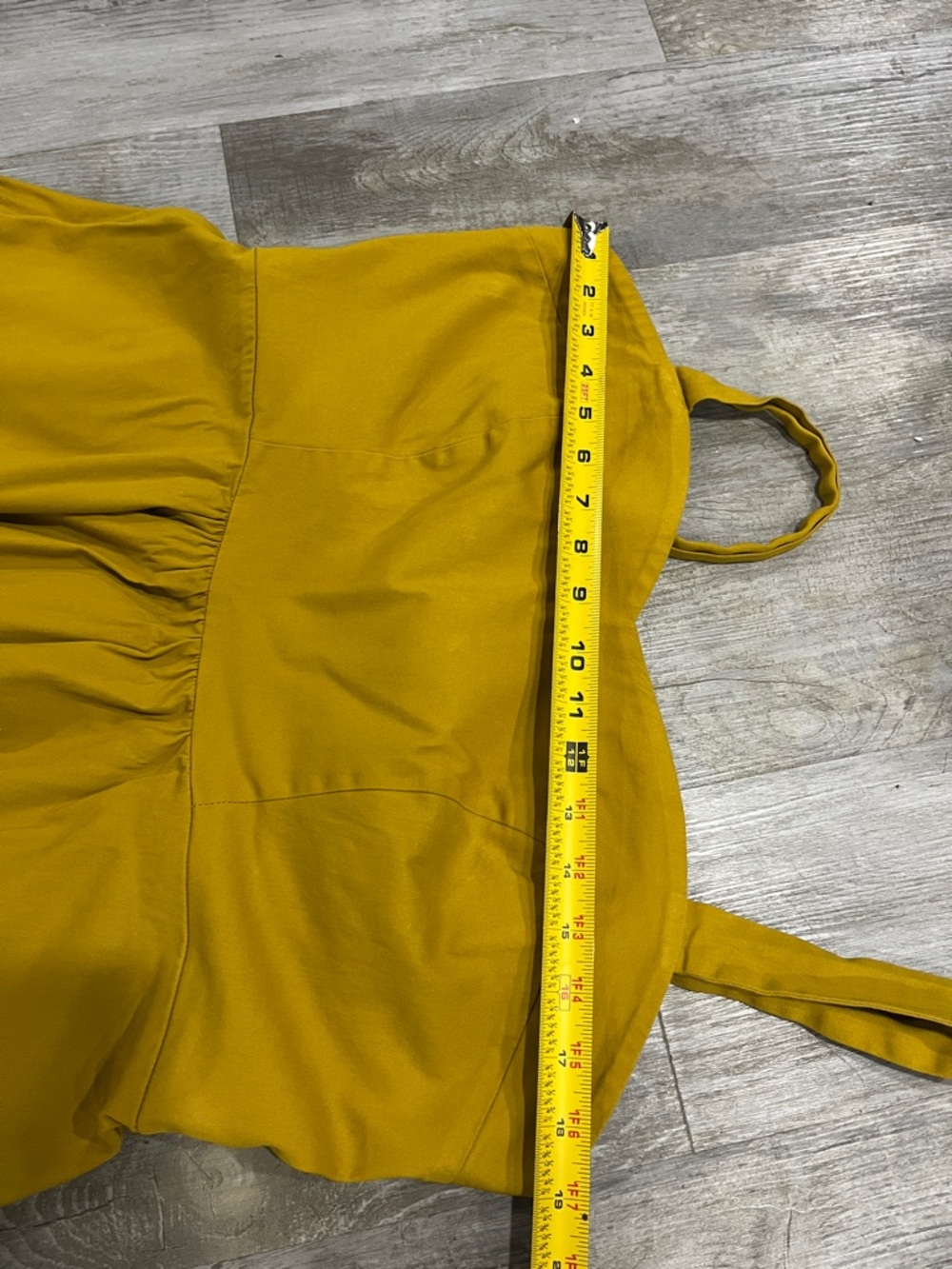 Topdress dress Mustard Yellow A-line dress ๐ - Picture 6 of 9